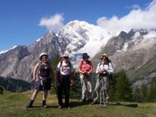 Australian clients on the Tour du Mont Blanc!